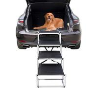 Dog Steps Stairs for Bed, Pet Stairs for Car, 5 Step Pet Ladder,Adjustable for Bed,Folding Pet Ramp