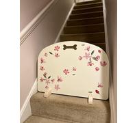 Dog Stopper - CHERRY BLOSSOM BOTANICAL DESIGN - Stair Gate, Pet Barrier, Door Stopper, GoSausage Dog Stopper, Freestanding Stair Gate