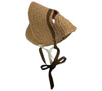 Dog Straw Room - Cat Sun Hat Summer Dog Hat - Sombrero Cat Sun Hat for Dogs for Cats, Small Dogs, Cat Lovers, Summer, Walking to Several Factories