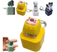 Dog Stress Relief Toys Keychain With Colorful Lights Adult Stress Reliever Toy Sound Anxiety Frog Sensory Button Fun