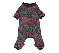 Dog Striped Pajamas | Thin & Breathable 4 - Leg Design | Summer Pet Apparel for Small/Medium Dogs | Machine Washable Polyester Fabric (S)