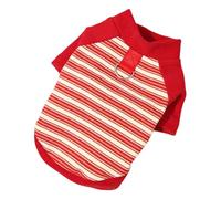 Dog Striped Plain T-Shirt for Small to Large Dogs Soft Jumpsuit Apparel - Pullover Winter Pajamas Indoor Outdoor Dog Dogs Apparel Soft Comfortable Pullover Camping for Striped Pets - Size Cozy All Use