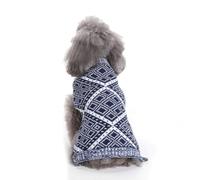 Dog Stripes Sweaters Winter Knitting Pet Sweater for Medium Large Dogs Christmas Elk Dog Clothes Labrador Pullovers Costume