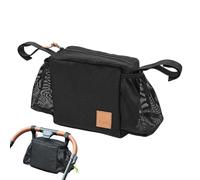 Dog Stroller Bag - Water Resistant, Pet Carrier Bag, Effortless Pram Bags, Insulated Bottle Compartments | Stroller Tote for Home Indoor Outdoor Camping Picnic Walking Traveling Errand Transport