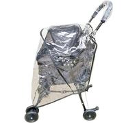 Dog Stroller Cover-Plastic Waterproof Pet Stroller Cover-Universal Clear Pet Warm Protection Cover