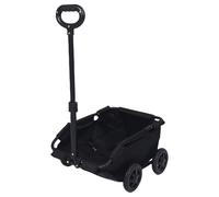 Dog Stroller, Dog Cart Pet Strollers with 4 Wheels, Handle, Portable Lightweight Travel Folding Jogging Pullable Pet Wagon for Small Dogs Cats Carriage (Black)