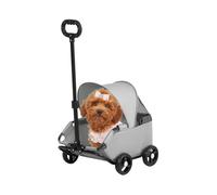 Dog Stroller - Foldable Pet Stroller | Animals Būggy | Wheels Pets Pram | Multipurpse Outdoor Storage Basket Carrier for Dogs, Cats, Travel Walking Park Beach Tedđy Bears