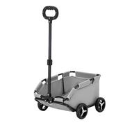 Dog Stroller for Small Dogs - Pet Carriage Rolling Dog Cage Stroller, 4 Wheels Lightweight Folding Trolley Dog Cart for Travelling Shopping Walking Playing