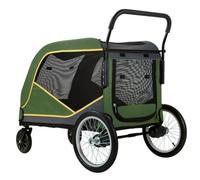 Dog Stroller Large Pet Stroller, Large Dog Stroller, Outdoor Trolley, Large Dog Stroller, Dog Pull Cart, Foldable Cat Stroller(G,B)