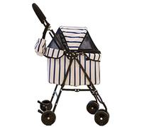 Dog Stroller-Light Weight Pet Trolley with Easy Fold and Washable Coat,Dog Cart Compact and Portable with Durable Wheels,Cat Cage Travel