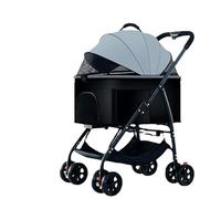 Dog Stroller Lightweight And Foldable Pet Stroller For Dogs And Cats Teddy Scooter For Small And Medium-sized Dogs And Cats Cat Stroller(Green)