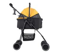 Dog Stroller Lightweight Folding Pet Stroller Cat And Dog Four-wheel Stroller Pet Outdoor Stroller Separate Stroller Cat Stroller