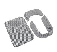 Dog Stroller Mat - Magnetic Buckle Pet Pad | Cats Puppy Travel Outside - Pet Stroller Cushion, Edge Pad, Pillow, And Seat Cushion Three-piece Set, Suitable For Pets To Wear Out And Prevent Dirt