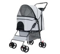 Dog Stroller Multi-Function Pet Stroller Multi-Purpose Pet Stroller Convenient and Convenient Multi-Purpose Pet Stroller Cat Stroller(G)