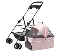 Dog Stroller Multifunctional and Stylish Pet Strollers, Essential Companions for Pet Outings Cat Stroller(Pink)