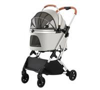 Dog Stroller Multifunctional Pet Stroller For Medium And Large Dogs, Outdoor Travel Dog Cart, Portable And Foldable Cat Stroller(G)