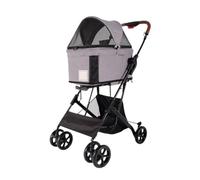 Dog Stroller Outdoor Pet Stroller Dog Stroller Can Be Carried Cross-Body Multifunctional Lightweight Cat and Dog Stroller Cat Stroller(G)