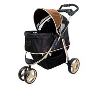 Dog Stroller Outdoor Pet Stroller Dog Stroller Foldable Cat Cart Pet Supplies Outdoor Transportation Dog and Cat Cart Cat Stroller