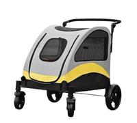 Dog Stroller Outdoor pet stroller for medium and large dogs, foldable cat and dog four-wheeler for outdoor transportation Cat Stroller