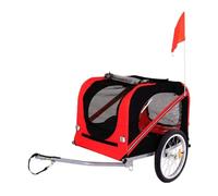 Dog Stroller Pet Stroller Bicycle Stroller Frame Folding pet Stroller Outdoor Riding pet Stroller Travel pet Stroller Cat Stroller(Red)