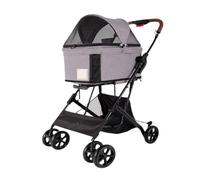 Dog Stroller Pet Stroller, Dog Stroller, Portable Cross-Body, Multifunctional Cat and Dog Stroller, Portable Dog Stroller Cat Stroller(G)