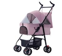 Dog Stroller Pet Stroller For Dogs And Cats Teddy Stroller For Outing Small Pet Dog Stroller Lightweight And Detachable Cat Stroller(F)