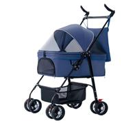 Dog Stroller Pet Stroller For Dogs And Cats Teddy Stroller For Outing Small Pet Dog Stroller Lightweight And Detachable Cat Stroller(L)