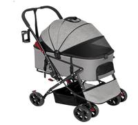 Dog Stroller Pet Stroller Lightweight Foldable Detachable Portable Dog Stroller For Small And Medium-sized Dogs And Cats Cat Stroller