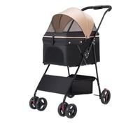 Dog Stroller Pet Stroller Lightweight Foldable Dog Stroller Cat Stroller Pet Stroller Dog Walking Corgi Teddy Dog Stroller Cat Stroller(K,A)