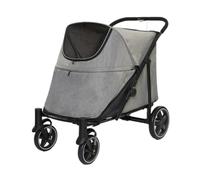 Dog Stroller Pet Stroller Lightweight Multifunctional Pet Stroller Dog Stroller Cat Portable Folding Outdoor Pet Stroller Cat Stroller(G)