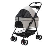 Dog Stroller Pet Stroller Stroller For Outdoor Travel Small Pet Cat And Dog Stroller Lightweight Foldable Outdoor Travel Cat Stroller(G,B)