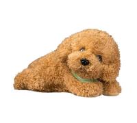 Dog Stuffed Animal - Ultra Realistic Puppy Design, Soft PP Cotton Cuddly Toy, Cute Sitting Doll, Huggable Sleeping Companion Gift | For Girlfriend Children Family Living Room