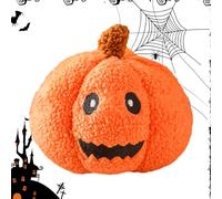 Dog Stuffed Animals Chew Toy - Interactive Dog Chew Toys Pumpkin - Interactive Pet Supplies Squeaky Game for Halloween Boredom Reduction Travel Playtime Enrichment Indoor Home