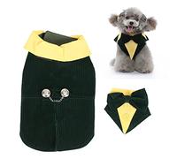 Dog Suit Costume,Formal Dog Bow Tie Pet Dog Bandana for Wedding Party Halloween Birthday Cosplay,Soft Comfortable Dog Suit with Detachable Bowtie Collar for Small Medium Large Dogs (XL)