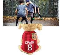 Dog Summer Vest Soft Breathable World Cup T Shirt for Dogs, Vivid and Charming, Suitable for Sports and Play in Summer, Material: Polyester (#7)