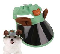 Dog Sun Hat - Dog Hats for Small Dogs Sun Protection | Summer Pet Cap, Adjustable Strap, Kitten Daycare Caps, Sunbon Outfit