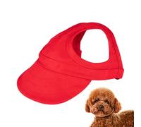 Dog Sun Hat - Integrated Twin Ear Openings, UltraviIolet Ray Shielding Brim Cap, Canine Outside Summer Sunshade Headwear, Rugged Canvas Material Sportwear | Puppy Visor for Terriers & Beagles