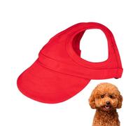 Dog Sun Hat - Integrated Twin Ear Openings, UltraviIolet Ray Shielding Brim Cap, Canine Outside Summer Sunshade Headwear, Rugged Canvas Material Sportwear | Puppy Visor for Terriers & Beagles