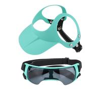 Dog Sun Hat - Stylish Dog Caps with Goggles, Adjustable Sunbonnet | Summer Outdoor Protection for Small Breeds, Puppies, Doggy Visor for Walking, Hiking, Beach, Travel, or Everyday Adventures