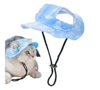 Dog Sun Hat | Summer Summed Sun Gat with Ear Holes Captain Visor Dogs Hats Sun Protection Bucket Hatt Dogg Visor Ears, Summer Wide Brim, UV Rays