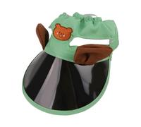 Dog Sun Hats - Dog Baseball Caps | Pet Cat Hat Visor Cap | Lightweight Puppies Bucket Hat | Pets Head Wear | Adjustable Puppy Sun Protection Beach Sunbonnet Outfit For Small Pete And Puppies Polyester