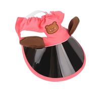 Dog Sun Hats - Pet Cat Hat Visor Cap | Pets Head Wear | Dog Baseball Caps | Lightweight Puppies Bucket Hat | Adjustable Puppy Sun Protection Beach Sunbonnet Outfit For Small Pete And Puppies Polyester
