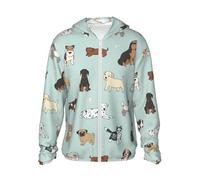 Dog Sun Protection Hoodie Long Sleeve Top Adult Uv Protection