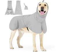 Dog Sun Protective Rain Coat Water Resistant Reflective Rain Jackets for Breeds Camping Hiking Daily Exercise Dog Clothes for Outdoor Activity