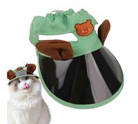 Dog Sun Visor Hat | Puppy Caps | Adjustable Dog Pet Beach Sun Protection Caps Sunbonnet Outfit for Small Puppy