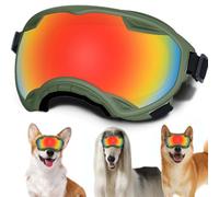 Dog Sunglasses, Dog Goggles with Adjustable Strap UV Protection Winproof Dog Puppy Sunglasses, Suitable for Medium-Large Dog Pet Glasses, Dogs Eyes Protection
