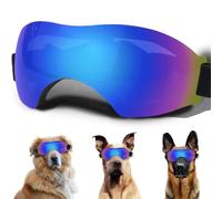 Dog Sunglasses, Dog Goggles with Adjustable Strap, UV Protection, Winproof, Snowproof