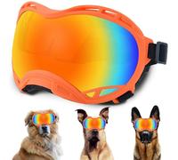 Dog Sunglasses,Doggles Anti-UV Protection,Pet Sunglasses with Adjustable Strap,Suitable for Motorcycle Car Driving Bike Riding Hiking Swimming Wind Dust Fog Dog Eye Protection
