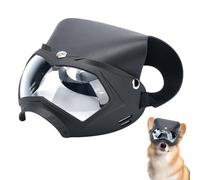 Dog Sunglasses - Dustproof UV Cat Sunglasses Hat - Weatherproof Pet Accessories, Dog Eyewear with Adjustable Strap for Summer Festivals Snow Adventures Mountain Hiking
