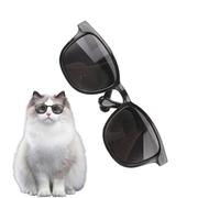 Dog Sunglasses For Cats - Photo Props Pet Glasses | Cat Goggles UV Protection Windproof Dog Glasses Pet Goggles For Small Dogs, Cute Kitten Eye Wear Accessories For Cosplay Halloween Costume